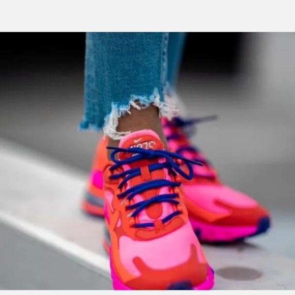 COPY - Nike Air Max 270 React AT6174-600  "Electronic Music" Red/CrimsonWomen's… - Picture 6 of 8